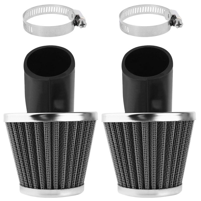 2 Stuks 41mm 42mm 43mm Luchtfilter 125cc-150cc 200cc 250cc Motorfiets ATV Scooter Go Kart Bromfiets Pit Dirt Pocket Mini Super Bike