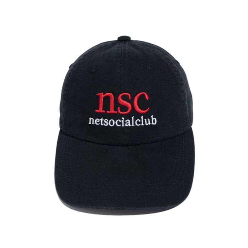 Net Social Club NSC WASHED CAP (BLACK) FREE