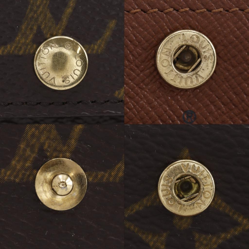 LOUIS VUITTON Ludlow Coin Purse M61927 Brown Monogram canvas unisex Used
