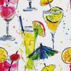 Outdoor Dekostoffe Oxford - Motiv Cocktail | Dx8824