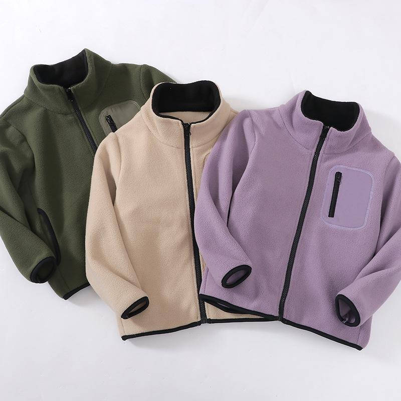 

Children s Polar Fleece Jackets, Parent-child Style, Adult Jackets, Men s and Women s Windbreakers, Warm Jackets 110 зелений