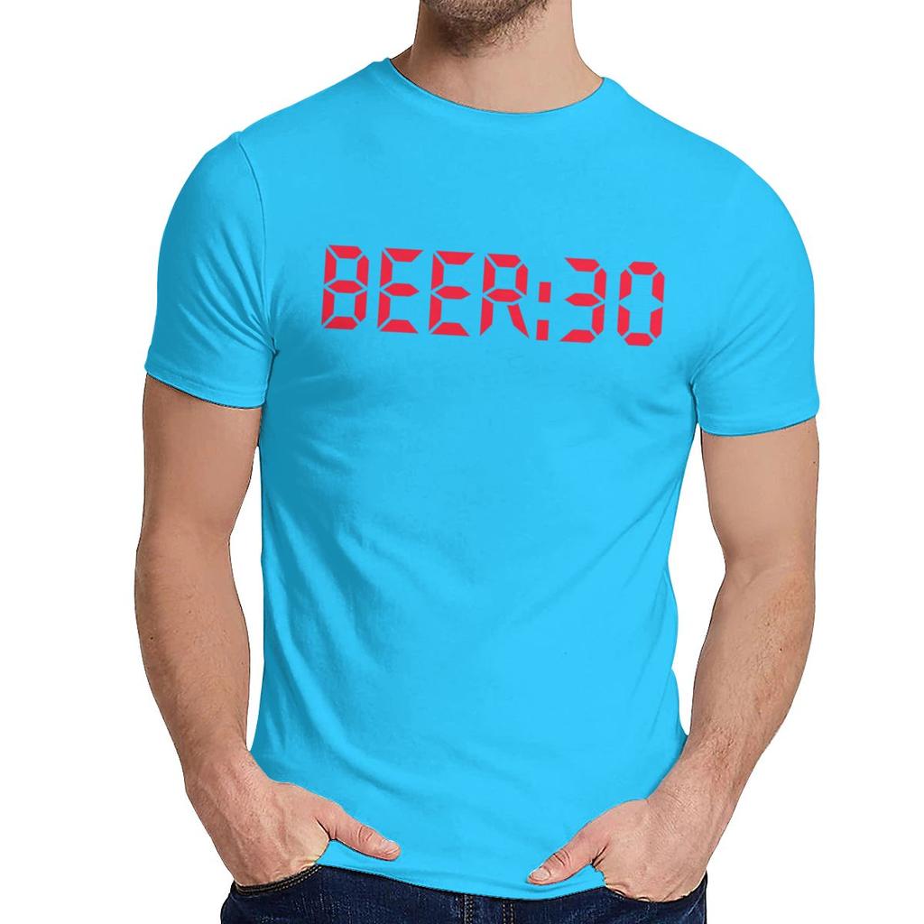 Quality Cotton Beer Oclock T Shirt Unisex Unique Design Nice Classic Round Neck Camiseta
