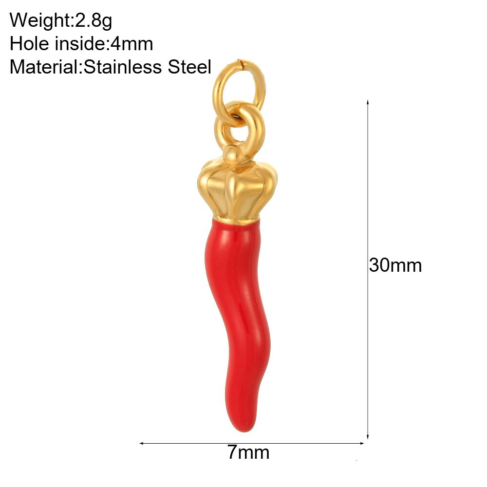 

Женская подвеска из нержавеющей стали, подвески в виде фруктов из нержавеющей стали, клубника, арбуз, банан, женские циркониевые DIY шармы, аксессуары