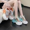 Shoes Dad Shoes Women's Mesh Thick Sole Non-slip Inner Height Increase Women's Shoes Small Height Casual Women's Shoes Summer Sports