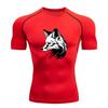 Men's Quick Dry Compression Fitness T-shirt, Stylish Black W