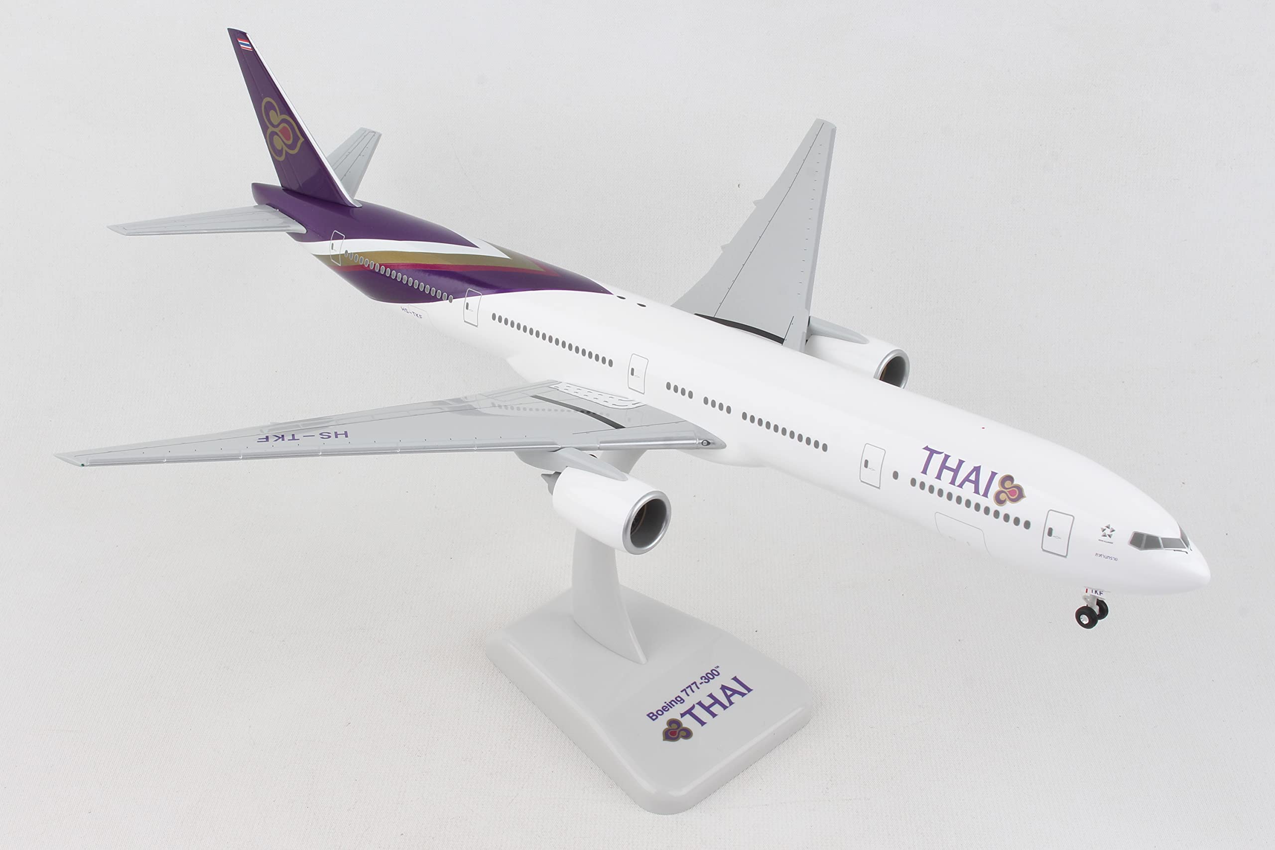 

Daron Hogan Wings B Thai Airways Масштабная модель 10475GR B777-300 1/200 фиолетовый