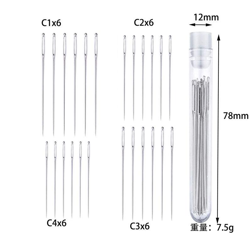 

DIY Sewing Package Needles, Blind Set, Side Opening Hole, Fast Breaking, Stainless Steel, Hand Needle Tools, Home Jewelry