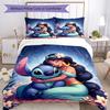 3pcs Stitch Bedding Set Duvet Cover Closure Includes 1 Duvet Cover & 2 Pillowcases, Soft and Comfortable for All Seasons.