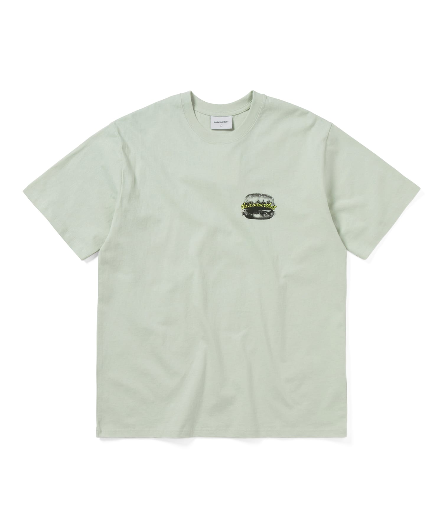 This Is Never That Hamburger Tee Pale Mint S