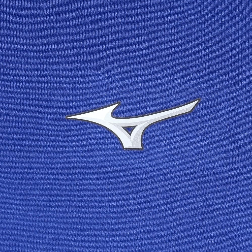 Mizuno Baseball Size O Blue Men's Low-Neck Long-Sleeve Undershirt, (LL),