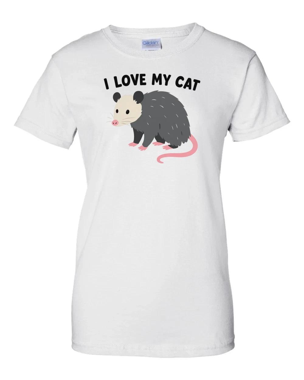 Ladies I love My Cat Women s T-Shirt 2XL