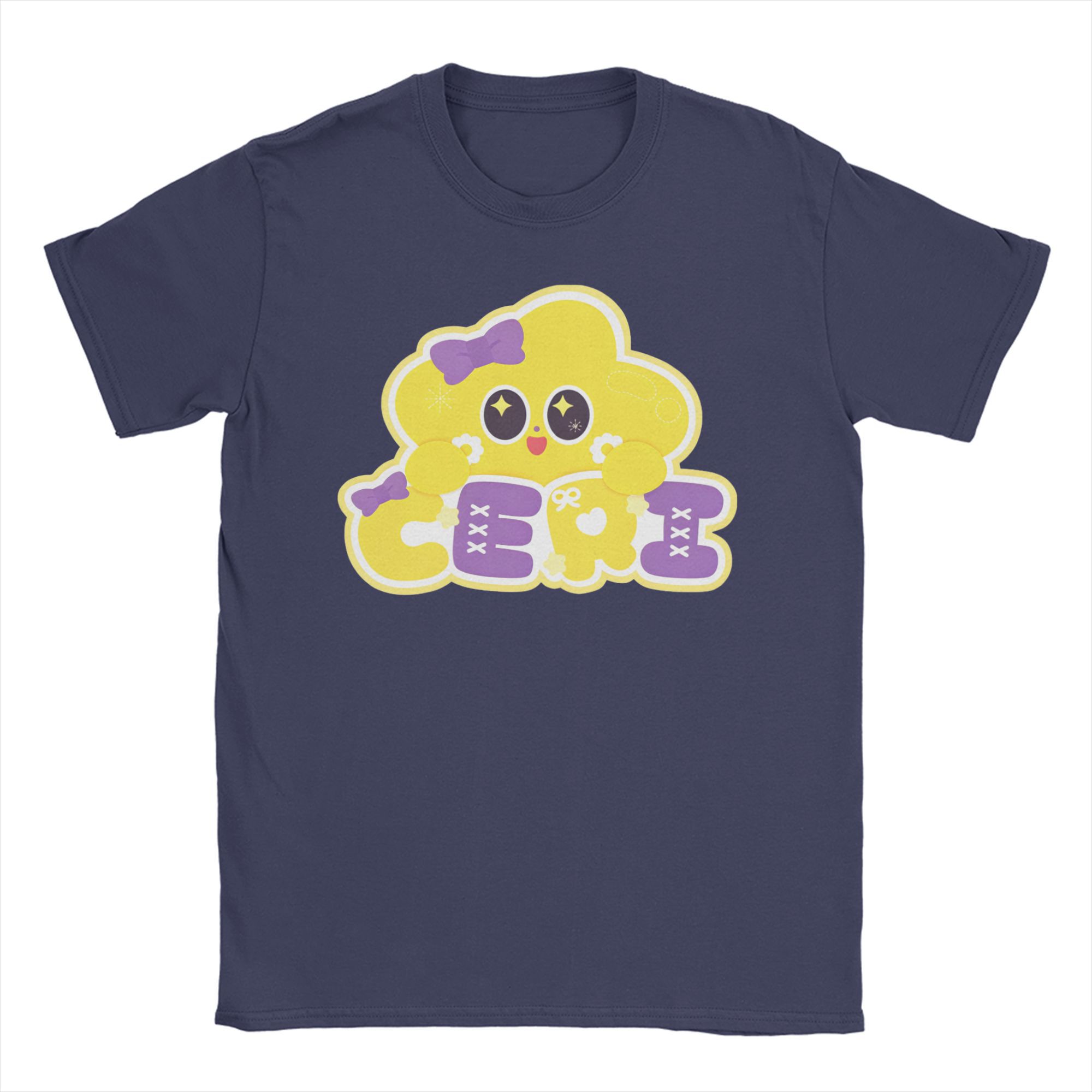 

Ceri AouBoom Lovely T Shirts for Men Women Pure Cotton Leisure T-Shirt O Neck Thai CP Aoun Boom Tees Short Sleeve Clothes 3XL