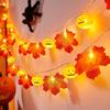 LED Maple Pumpkin String Lights Halloween Christmas Thanksgiving Party Decor