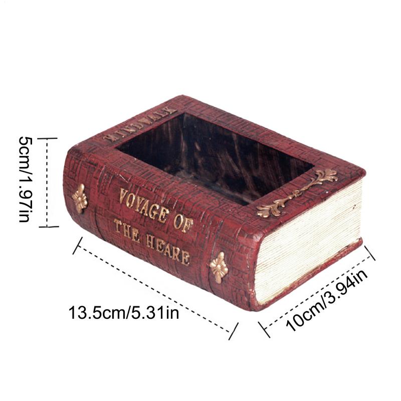 Donice na kwiaty Retro Donice w kształcie książek Doniczka na kwiaty w stylu vintage Sadzarka na kwiaty Sukulenty Kaktusy Zioła Skrzynka na rabatę