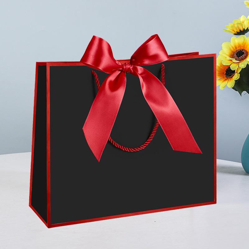 Gift, Cosmetic & Shopping Paper Bags with Bow Handles