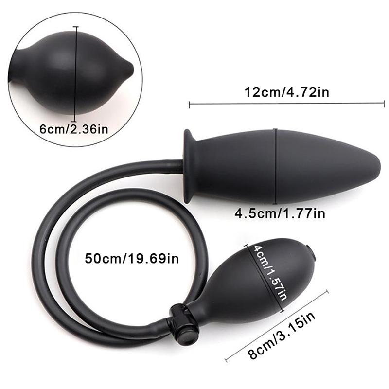 Inflatable Anal Plug Butt Expander For Vaginal Dilator Sex Toys Tool