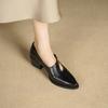 Modne czółenka z prawdziwej skóry Kobiety 2025 Nowy Przybycie Wygodne Damskie Wiosenne Mary Jane Wysoki Obcas Buty Casual Czółenka Wysokie Obcasy Kobiety