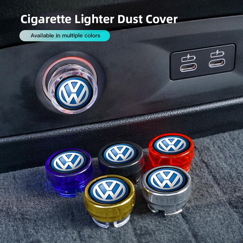 Car Cigarette Lighter Cover Car Accessories For VW Golf Polo Tiguan Touran Jetta Passat CC T5 GTI Scirocco Magotan T-Cross T-ROC zl5