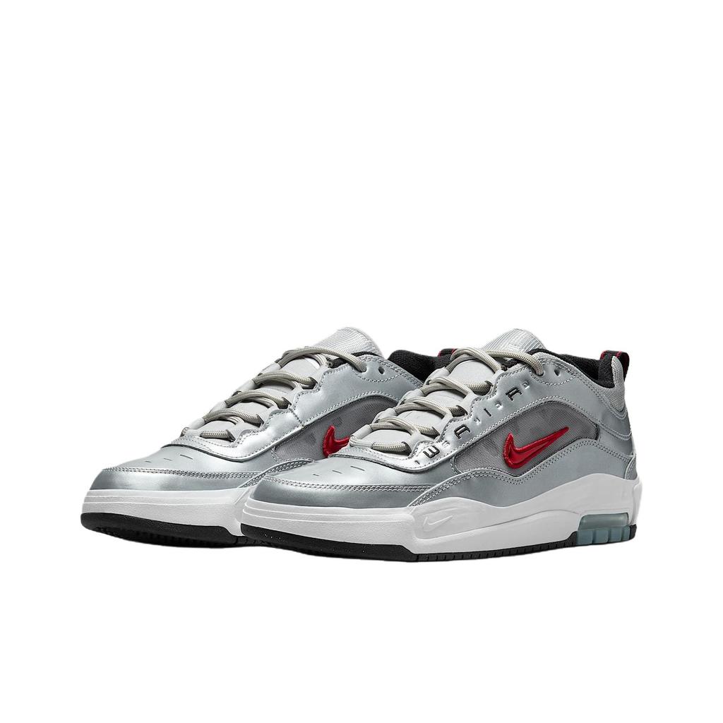 Nike Air Max Ishod Wair SB Silver Bullet Pánské tenisky Metalicko-stříbrná Univerzitní červená Černá HF3062-001