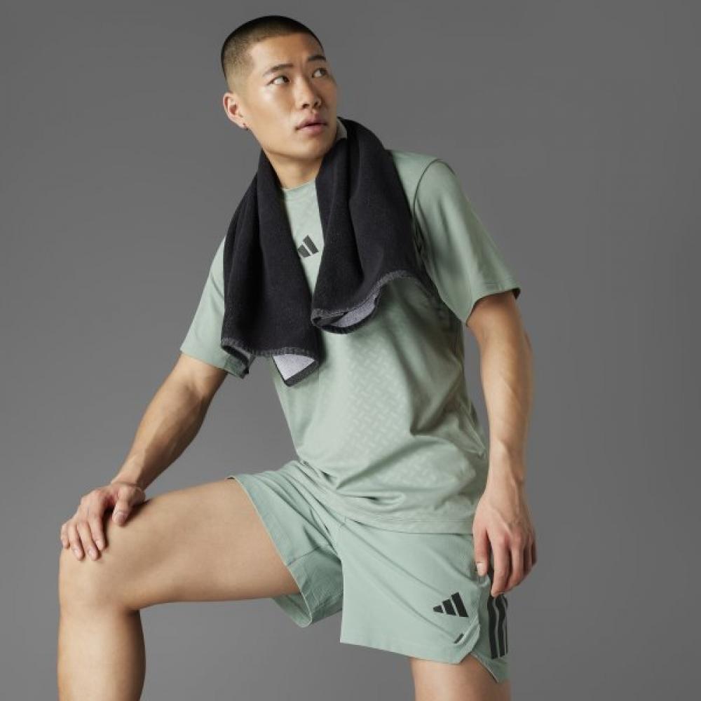 Adidas Men S Power 3 Stripe ShortS Training Functional ShortS