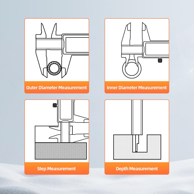 Vernier Caliper With Meter Dial Calipers Metal gauge Micrometer Ruler Metal Caliper Stainless Steel Gauge Depth Measuring Tools