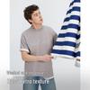 NVG·YOUNG Men's Distressed Cotton Round Neck Short Sleeve T-Shirt