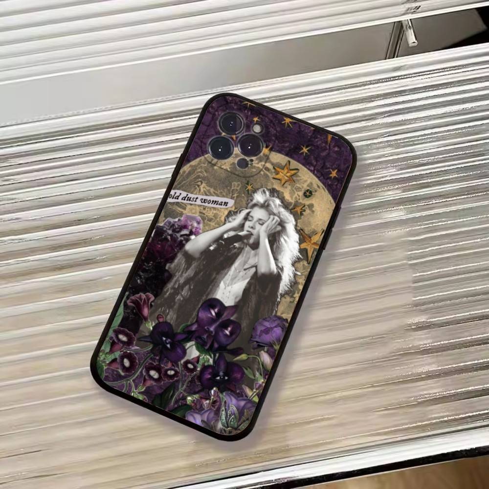 Band F-Fleetwood Mac Phone Case For iPhone 17,16,15,14,13,12,11 Plus,Pro Max,XS,Soft Black Cover