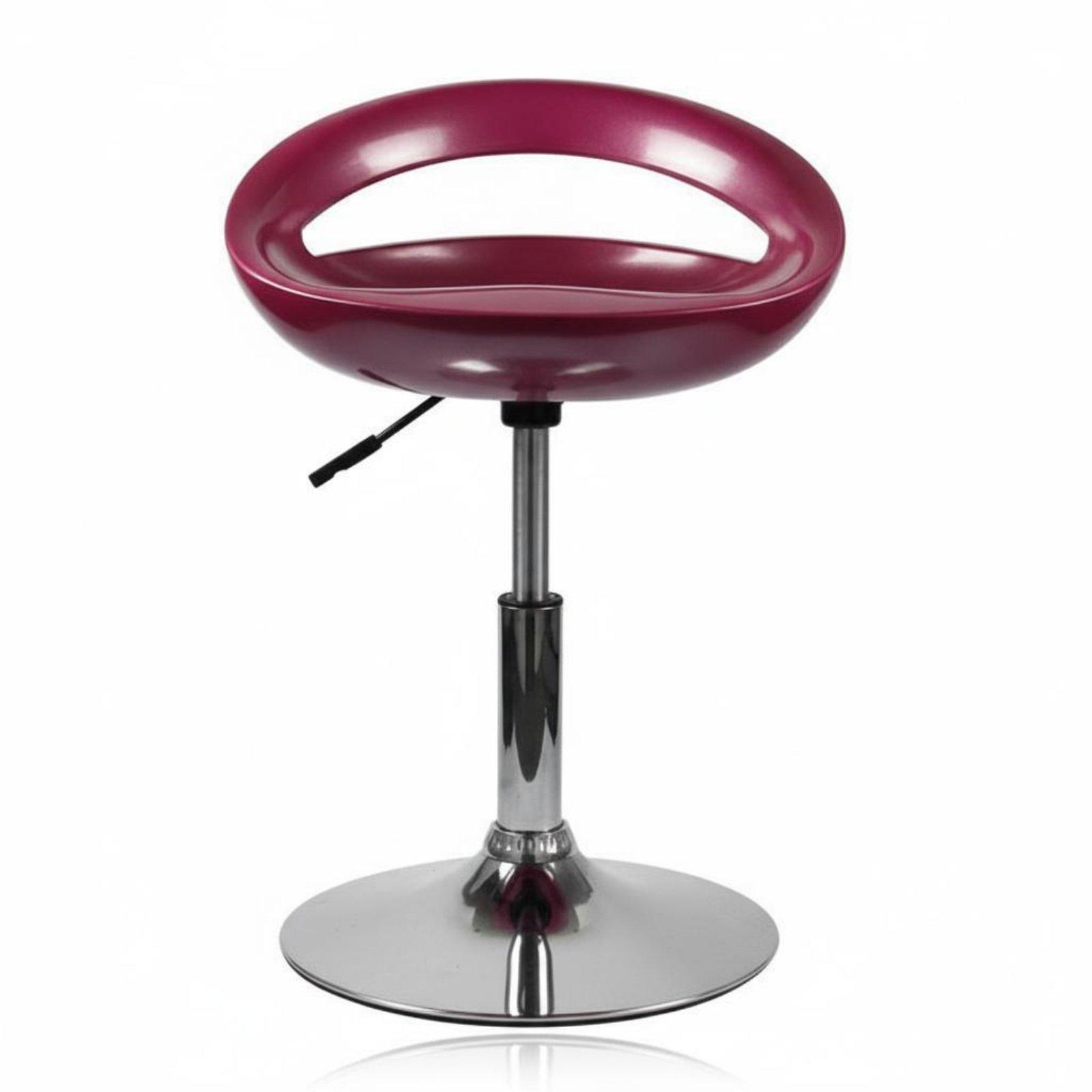 Adjustable Rotate Bar Stool Built-in Footrest