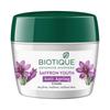 Biotique Saffron Youth Anti-Ageing Cream L 100% Pure Botanical Extracts L Anti-ageing Cream for Wrinkles and Dark Lines L Reduces Dry Lines and R