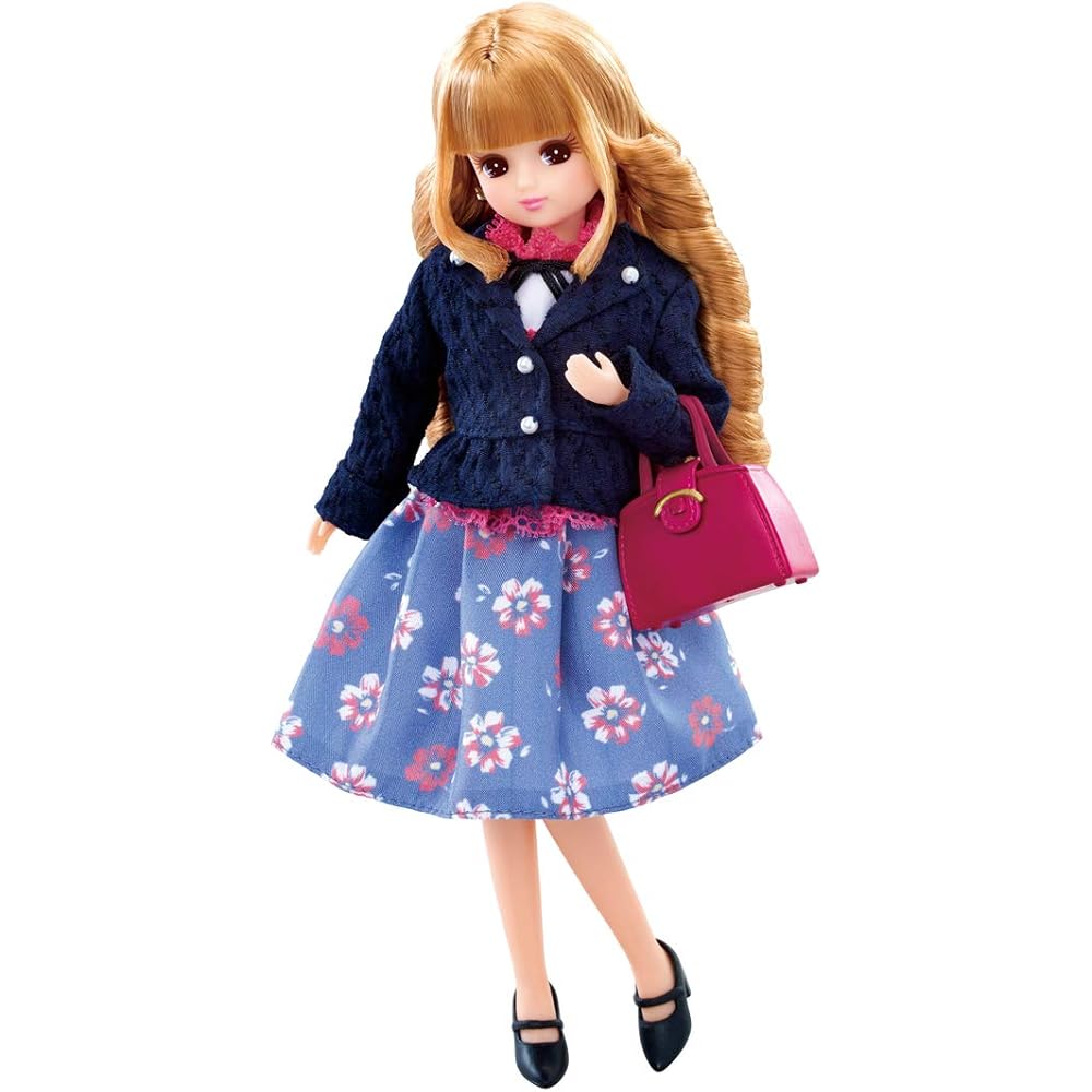 

Licca-chan Doll LD-17 Girly Full Lattice Design Fashion Toy