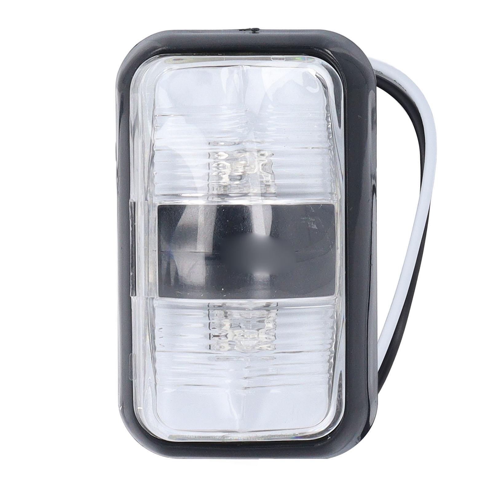 

5 шт. Светодиодный габаритный фонарь красный желтый яркий двойной бычий глаз прямоугольный накладной корабельный бортовой поворотник