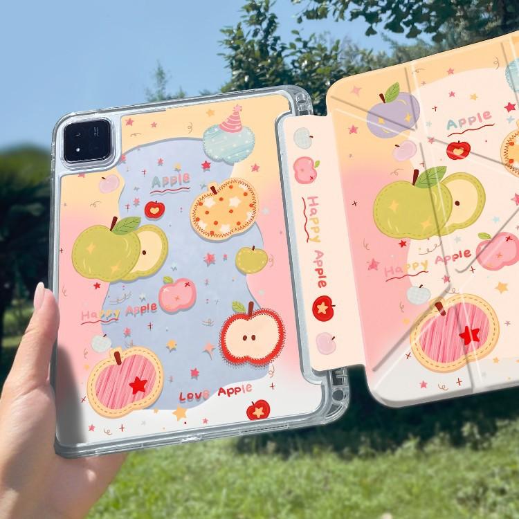 Applicable to Xiaomi pad1pro protective case with pen slot 1s set 1 transparent Redmi kpad all-inclusive se tablet three folds