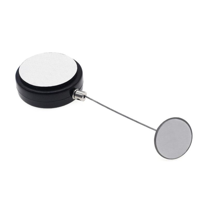 Set of 4 Retractable Cable Lanyard with Double Side Adhesive for Remote Controls and Game Devices Up to 100cm Long