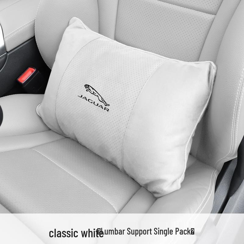 Atmungsaktive Nackenstützen-Kopfstützen aus Wildleder für Jaguar XEL/XFL/F-PACE Autositze