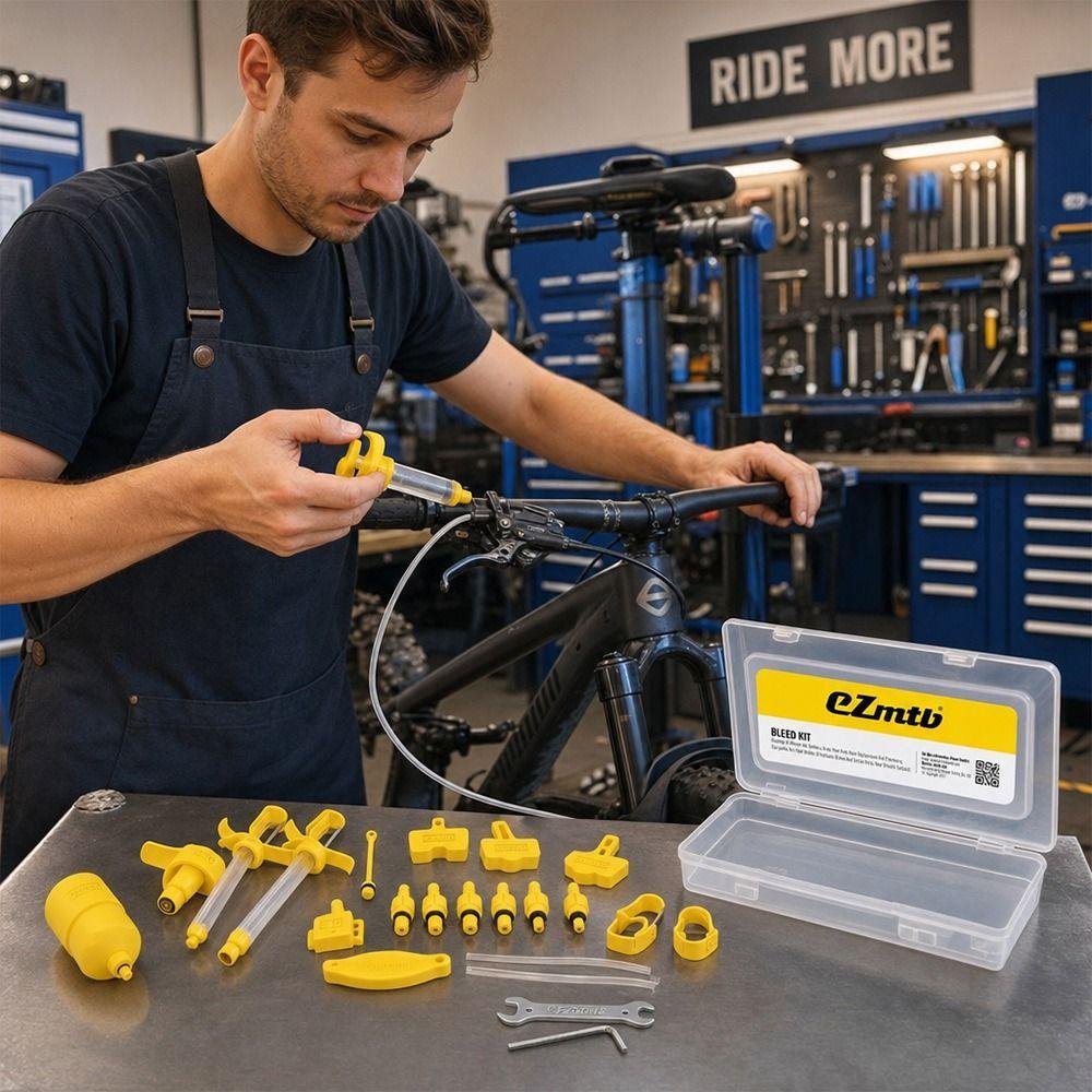 Plastic Bicycle Brake Repair Tools Yellow&Transparent Brake Maintenance Set  Road Bike