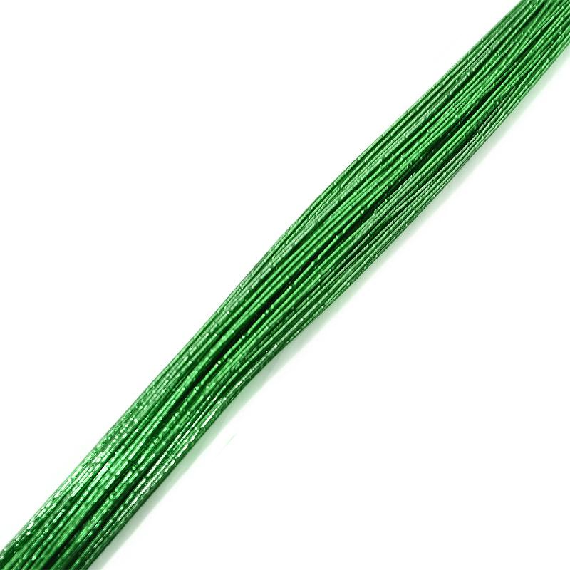 25Pcs 80cm Stocking Flower Wire 0.45mm Diameter Iron Wire For DIY Nylon Stocking Flower Making Nylon Stocking Flower Accessory