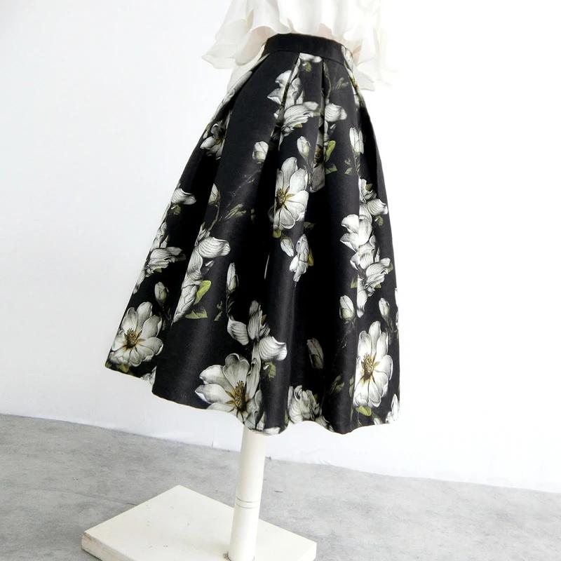 Rock für Damen Lässig Vielseitig Elastischer Hoher Bund Lange Weite Hose Dehnbar Slim Rock