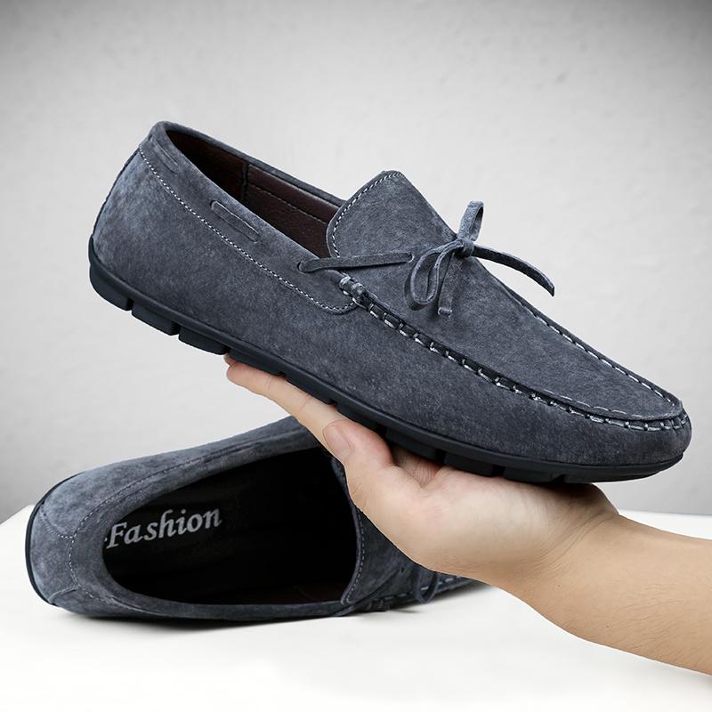 

Мокасины мужские лоферы обувь брендовые мужские туфли на плоской подошве роскошные замшевые кожаные повседневные туфли для прогулок на лодке водительская обувь дышащая летняя обувь 45