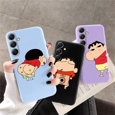 Lustige Cartoon-Hülle für iPhone Samsung A55 S24 FE S25 M35 A06 Xiaomi Redmi Note 13Pro 14C Huawei Honor Realme Stoßfeste, kratzfeste, matte Telefonabdeckung