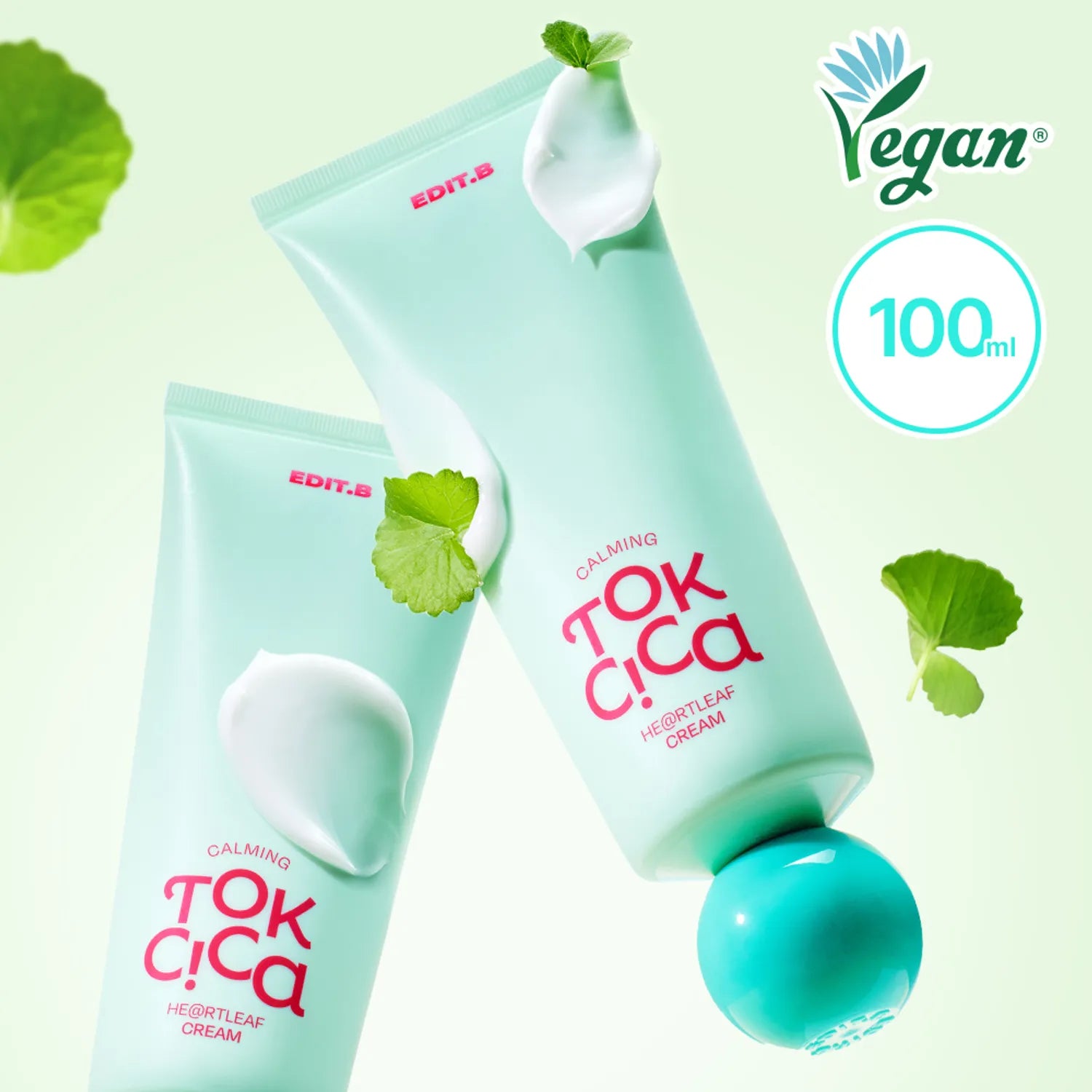 EDIT.B Calming Tok Cica Heartleaf Cream 100ml 1ea