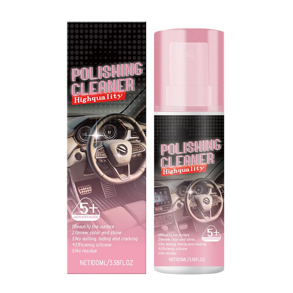 Auto Innenraum Auto Leder Innenraum Fleckenentferner, Kratzerentferner, Aufhellungs- und Polierpflegemittel, 100ml