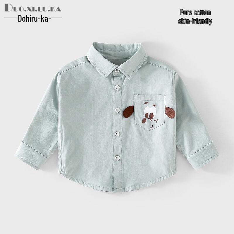 Duoxiluka Kids  Long-Sleeved Cartoon Shirt 110