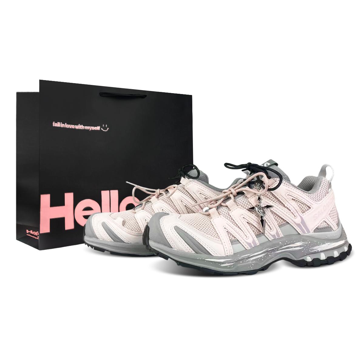 

SALOMON XA PRO 3D Амортизація Підтримка Низькі Кросівки для трейл-бігу Тренувань Бігу Унісекс Рожевий Сірий 416175(Команда401-ЛД) 36⅔