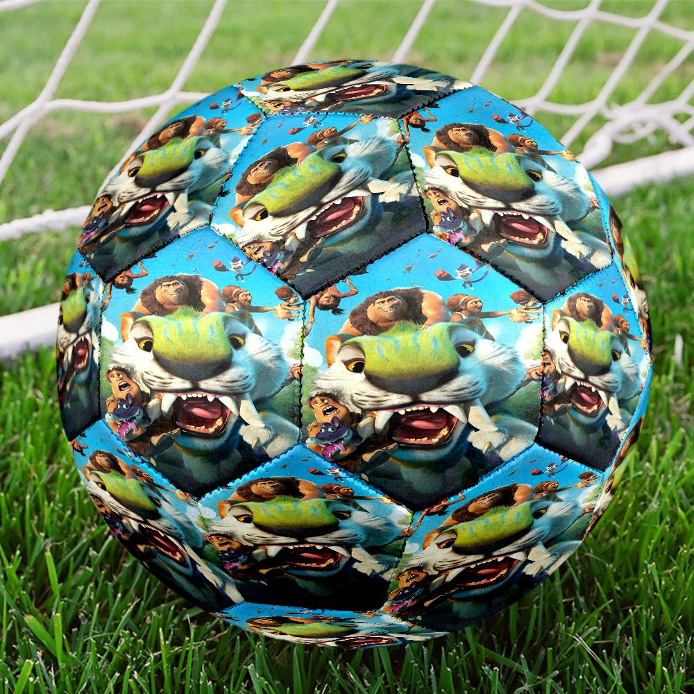 The Croods Theme Size 5 Soccer Ball, Suitable for Both Indoor and Outdoor Matches, a Gift Suitable for Everyone.