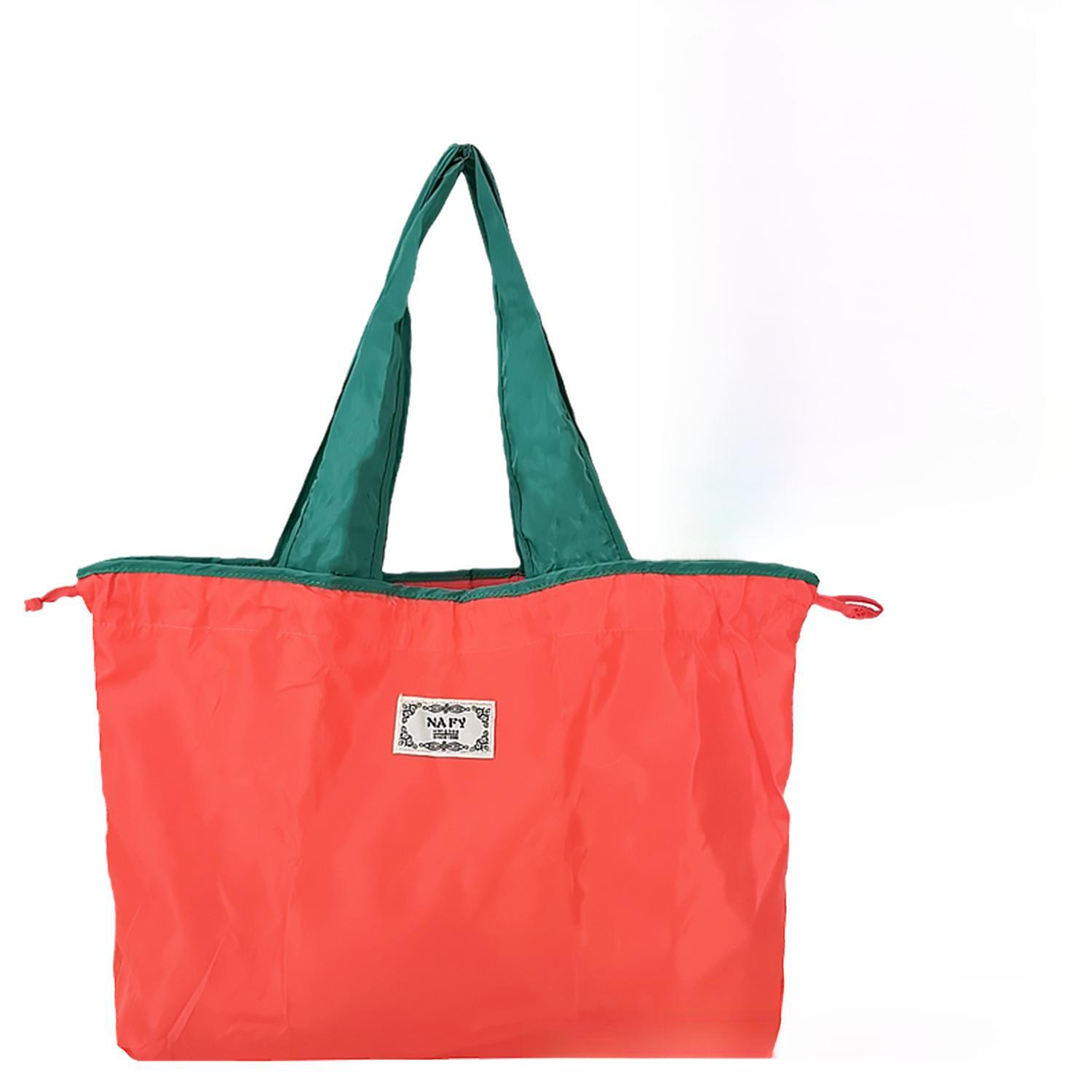 

Однотонна сумка на шнурках: Екологічно чиста складна сумка для покупок і подорожей Medium помаранчевий