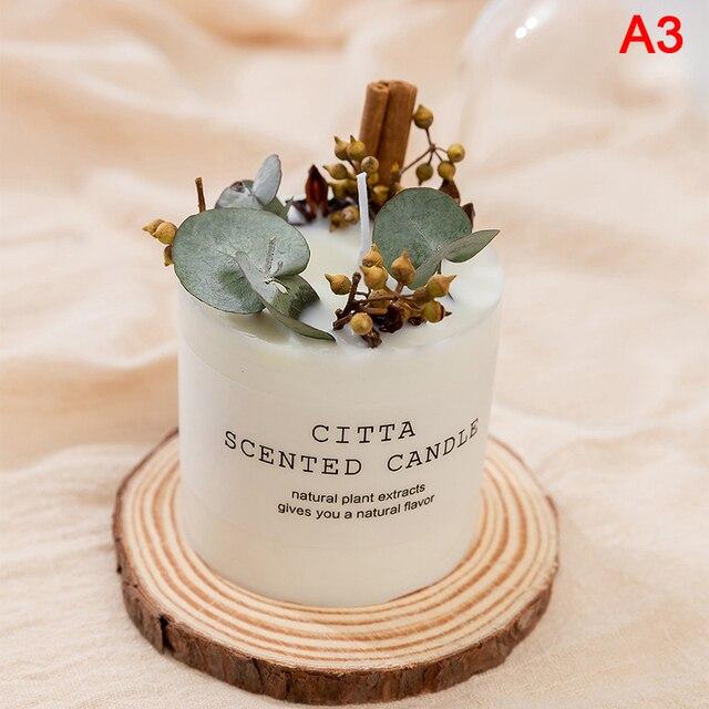 

Новые банки для ароматерапевтических свечей, свечи для изготовления свечей, ароматические романтические колонны, рождественские украшения, домашний интерьер, соя