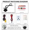 Universal Car HD 720p Ahd Korea Car Camera Starlight Night Vision Waterproof Car Reversing Camera 170 Degrees Fisheye Camera