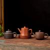 Small Hand-pulled Zhu Mud Teapot, Purple Clay Pot, Xishi Pot, Hanwa Furnace, the Pot Can Be Cut Off from Water.