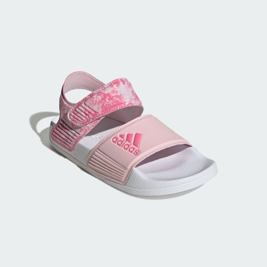 adidas Adilette Sandals Clear Pink Pink Fusion Cloud White (GS) Kids Sneakers ID2624