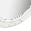 Baroque Style Wall Mirror 50 x 60 cm White